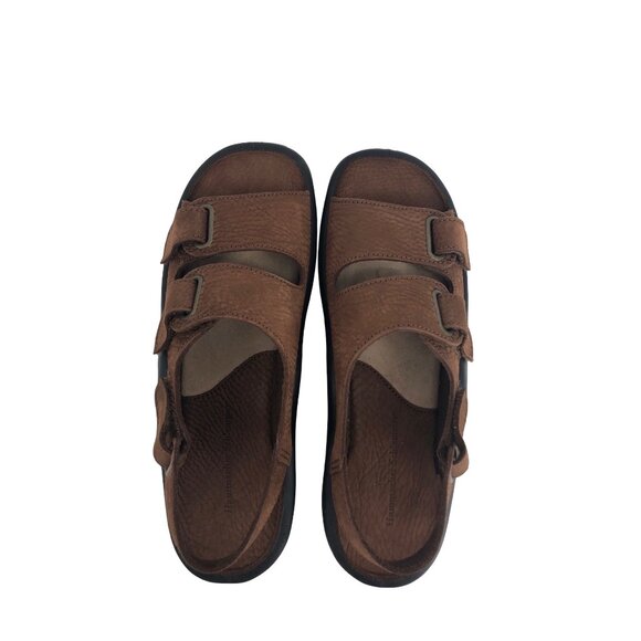 Hammacher Schlemmer Mens Walk On Air Strap Sandals Eur 44 US 10 10.5 New Other - Picture 8 of 9
